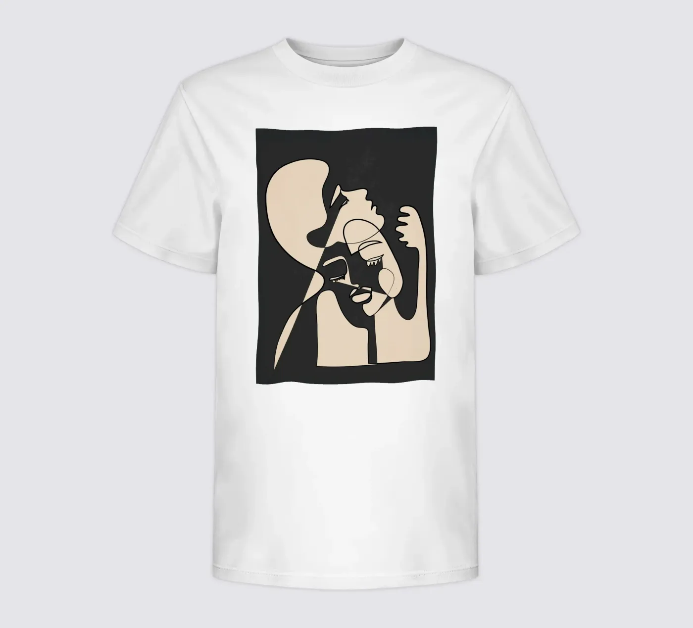 Abstract Faces 13 t-shirt bambini da Nadjaa