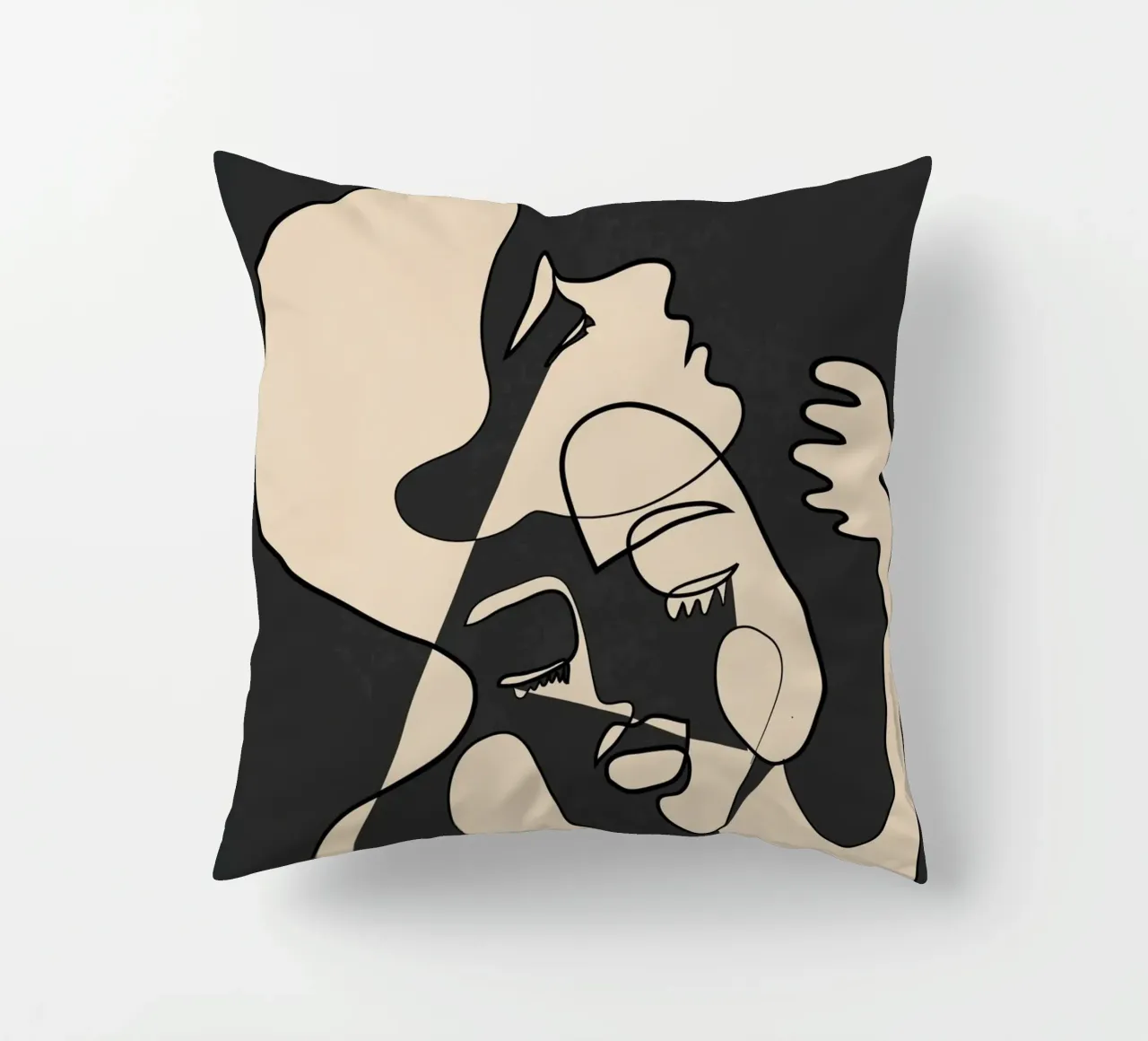 Abstract Faces 13 cuscino da Nadjaa