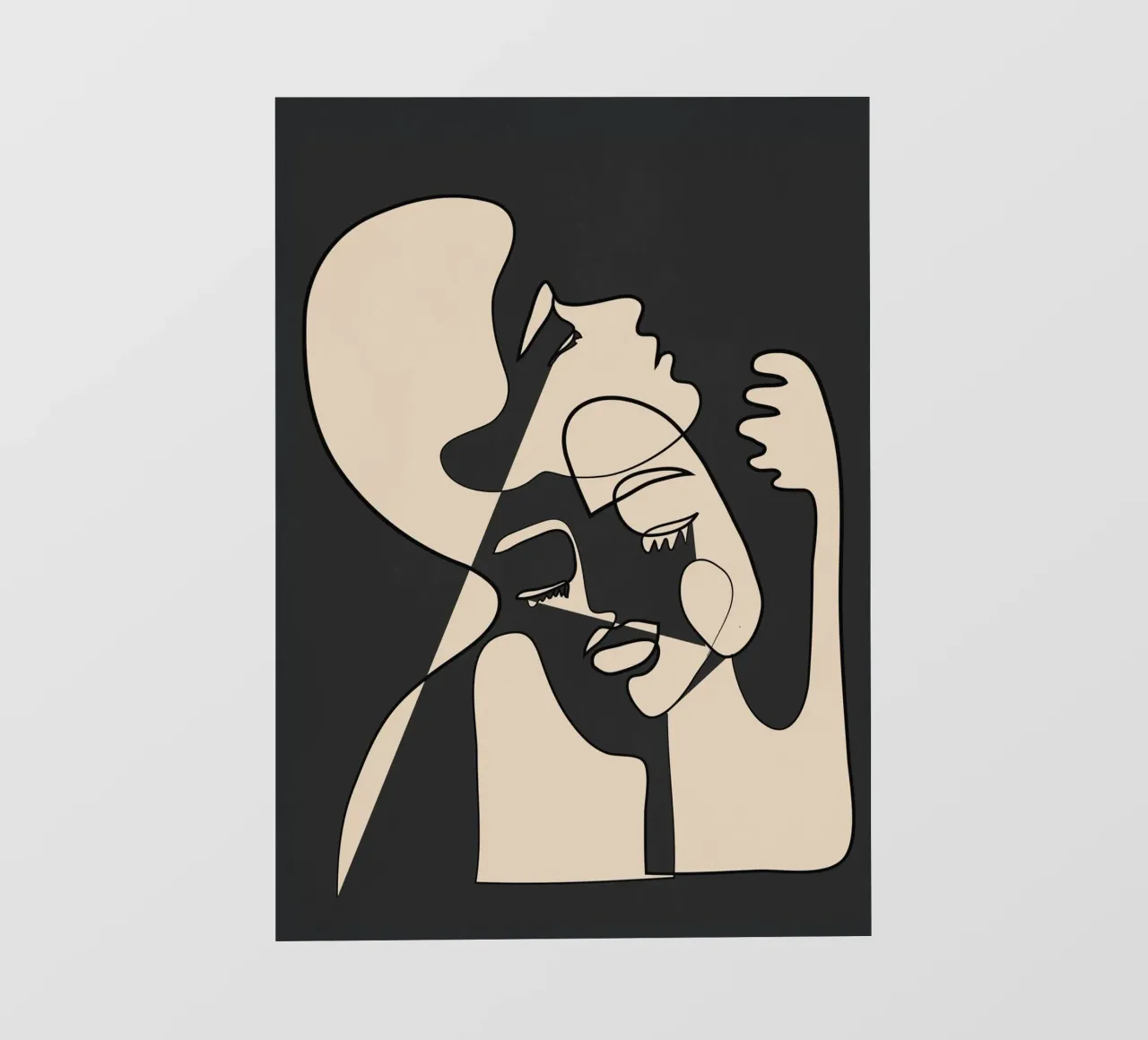 Abstract Faces 13 telo in pvc da Nadjaa
