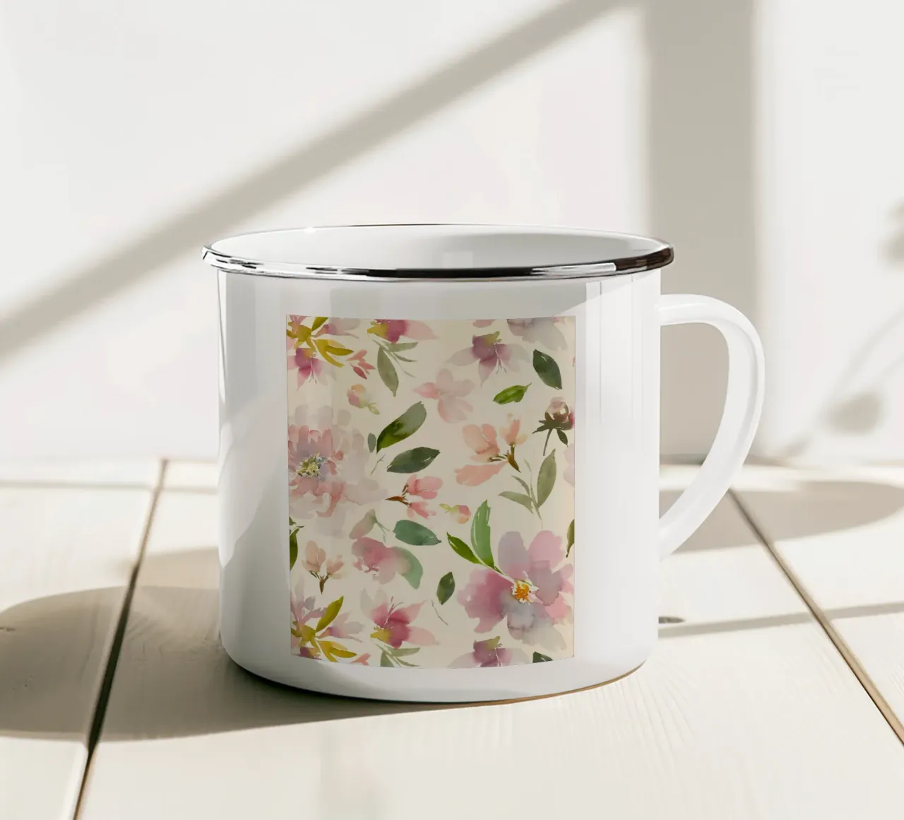 Giardino Soft Focus tazza in smalto da Pixel Boy
