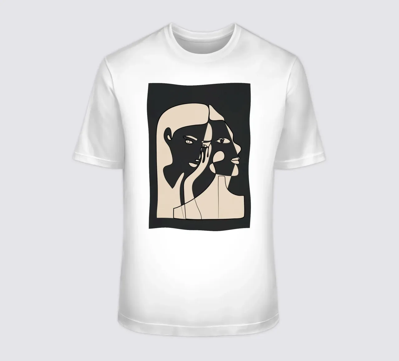 Abstract Faces 14 t-shirt da Nadjaa