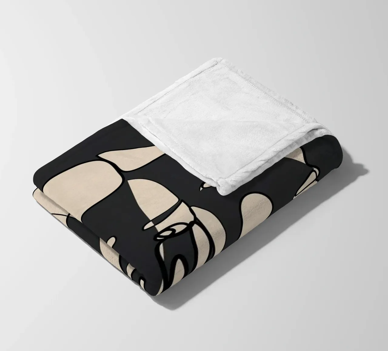 Abstract Faces 14 coperta in pile da Nadjaa