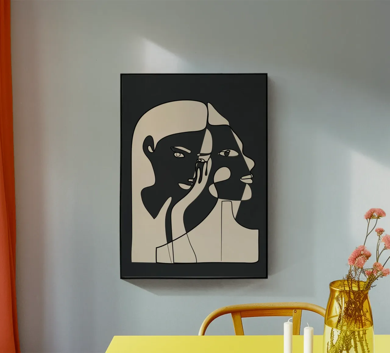 Abstract Faces 14 plexiglass da Nadjaa