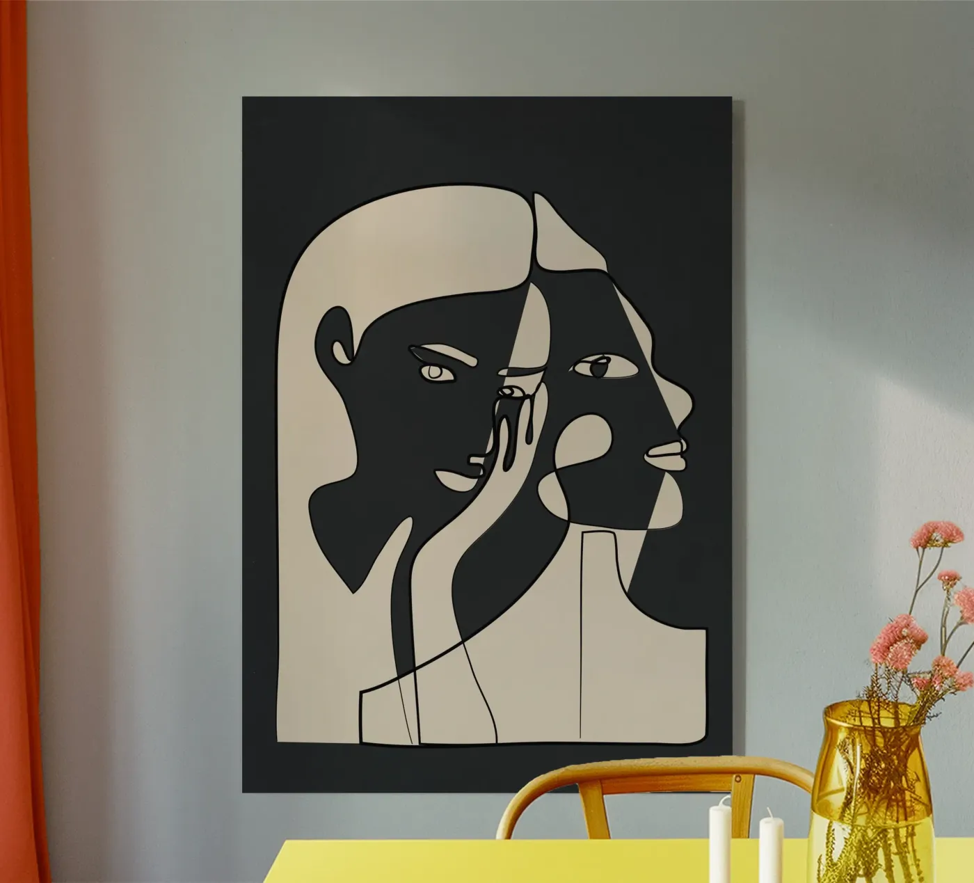 Abstract Faces 14 plexiglass da Nadjaa