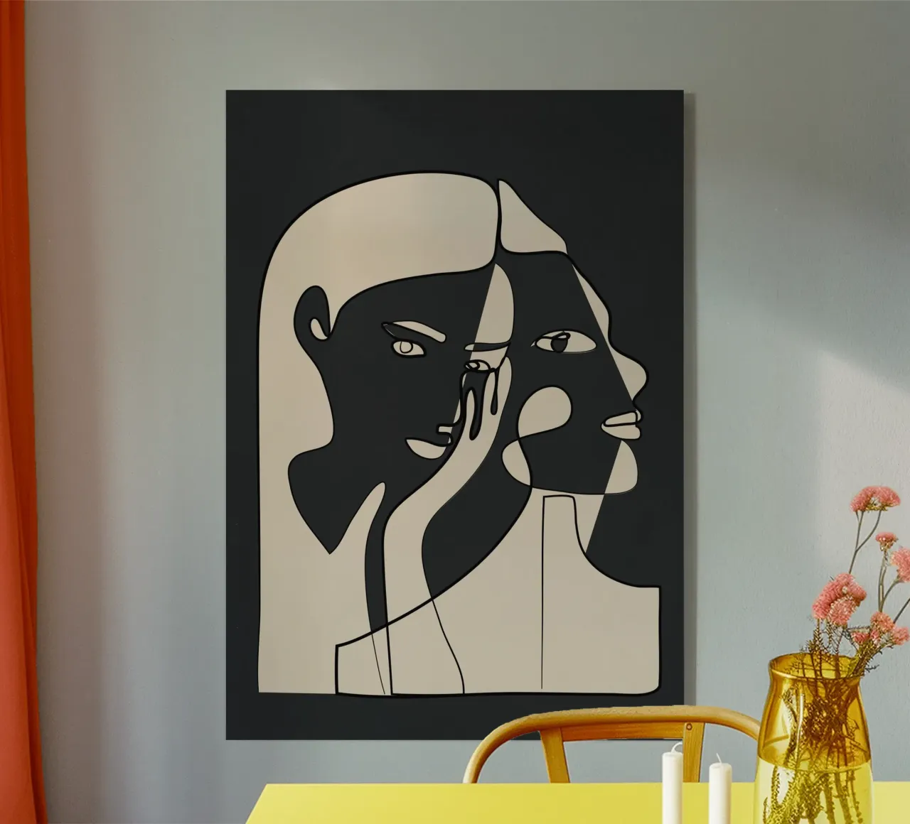 Abstract Faces 14 plexiglass da Nadjaa