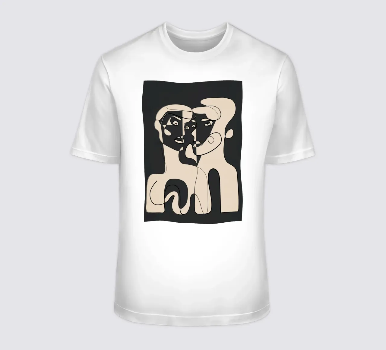 Abstract Faces 15 t-shirt da Nadjaa