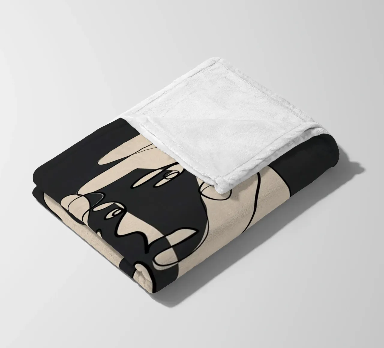 Abstract Faces 15 coperta in pile da Nadjaa
