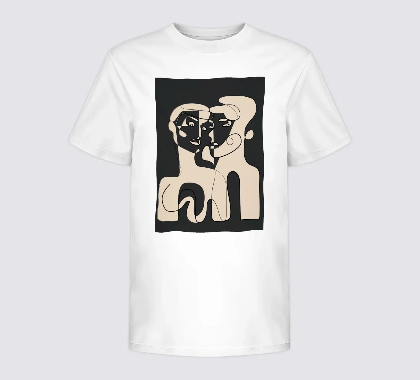 Abstract Faces 15 t-shirt bambini da Nadjaa