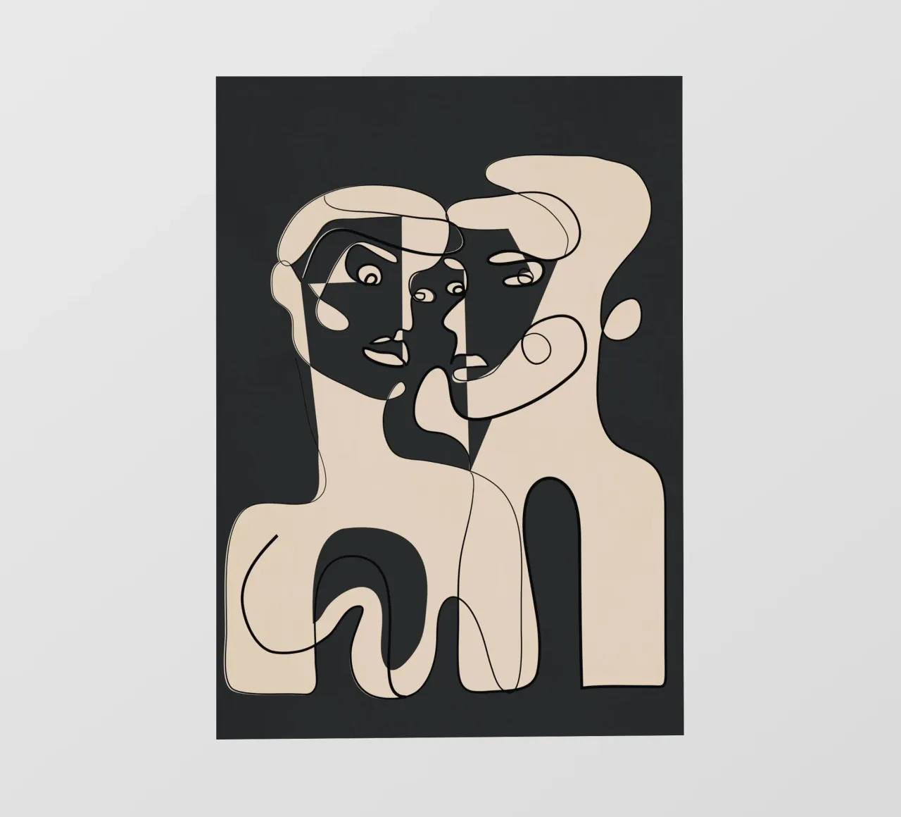 Abstract Faces 15 telo in pvc da Nadjaa