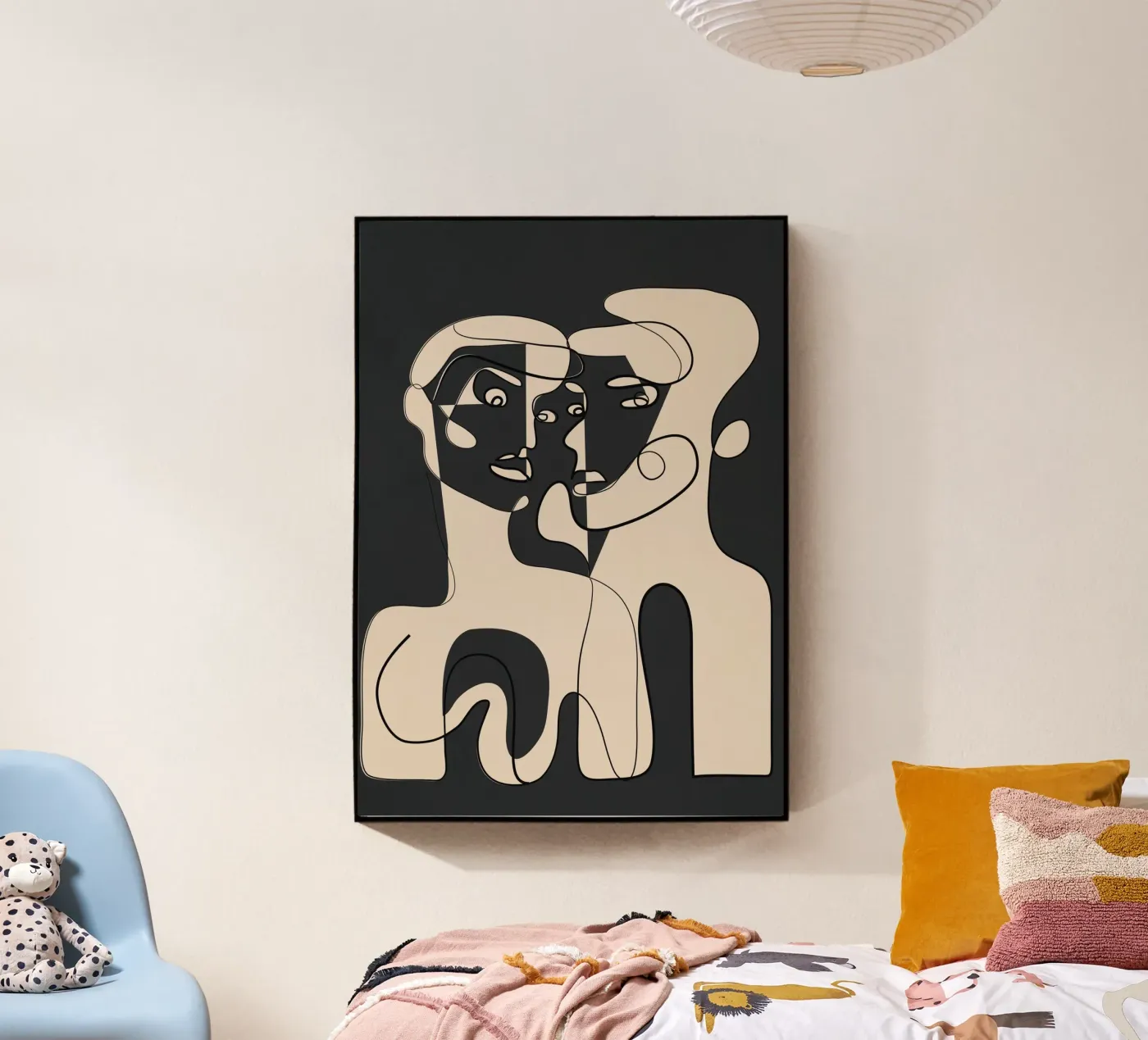 Abstract Faces 15 Acryl-Glas von Nadjaa