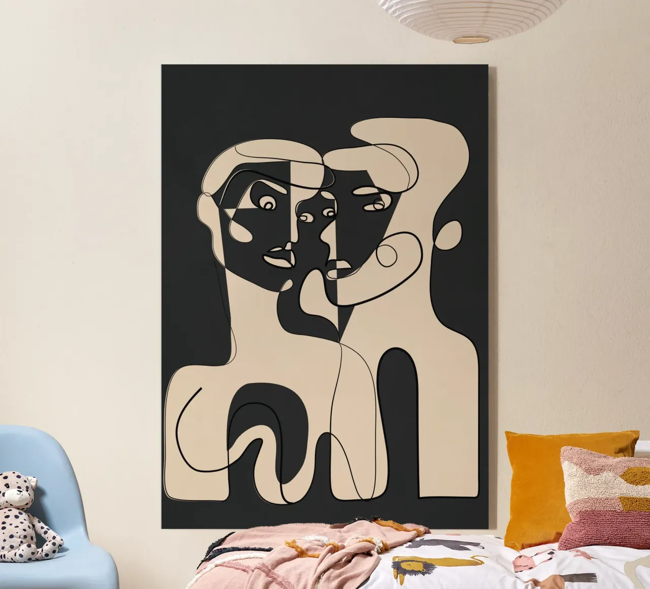 Abstract Faces 15 plexiglass da Nadjaa