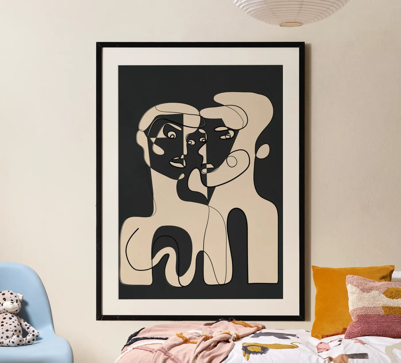 Abstract Faces 15 poster da Nadjaa