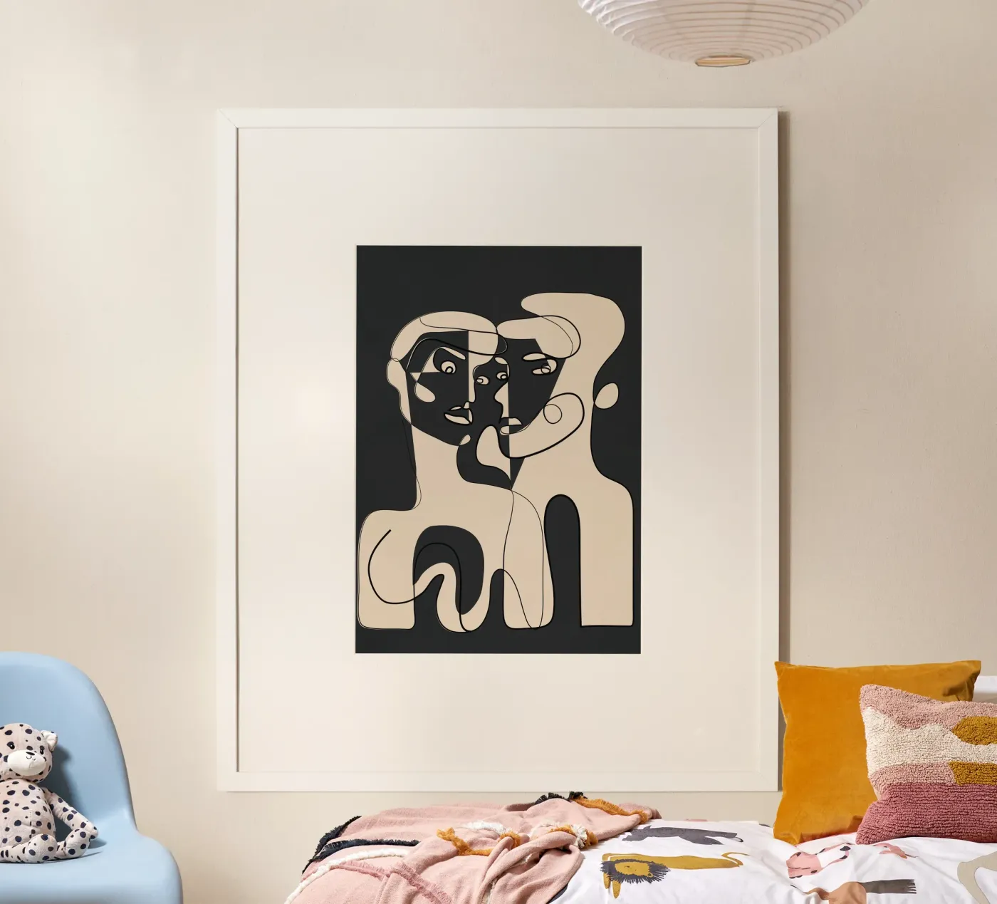 Abstract Faces 15 poster da Nadjaa