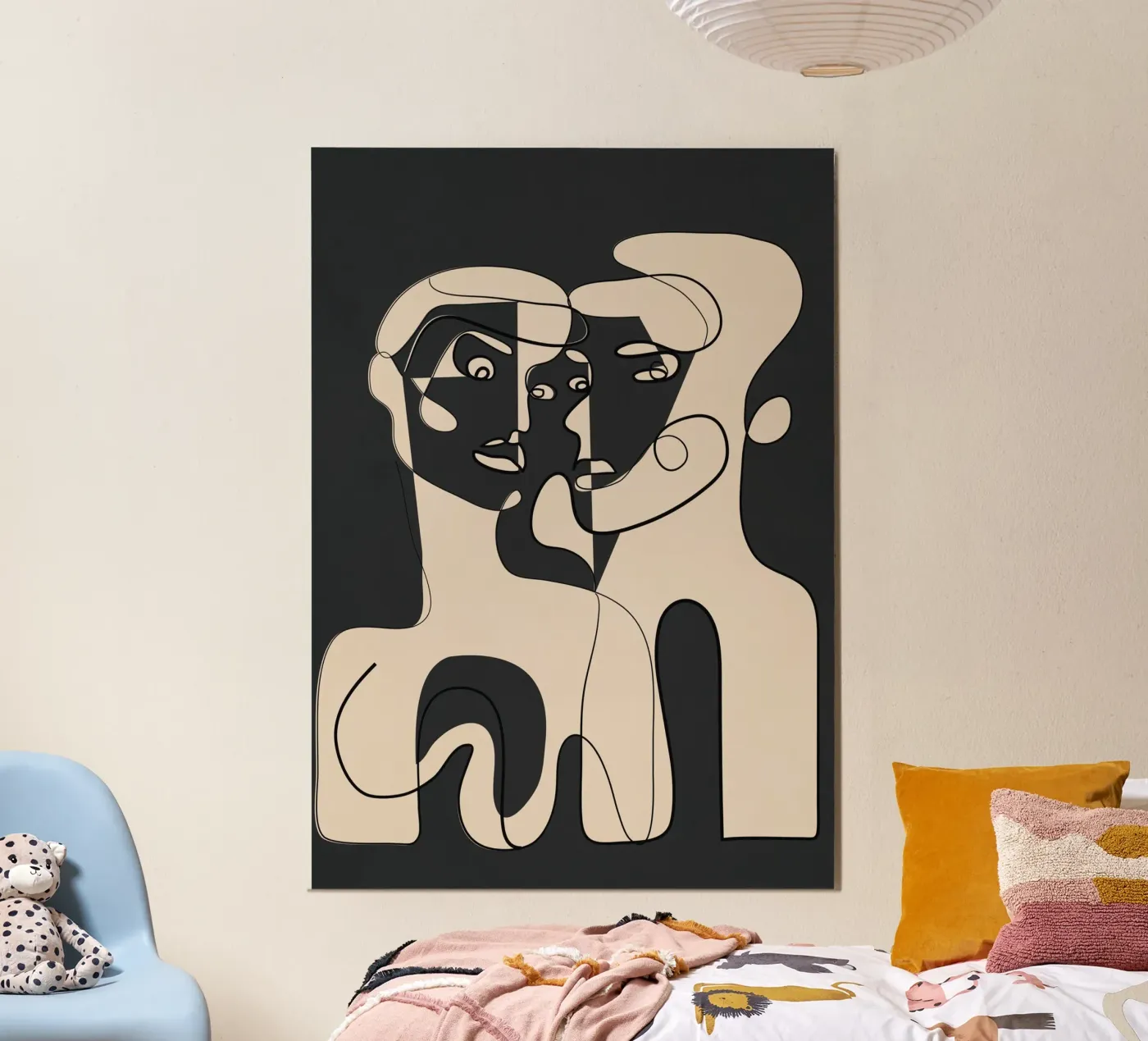 Abstract Faces 15 poster da Nadjaa