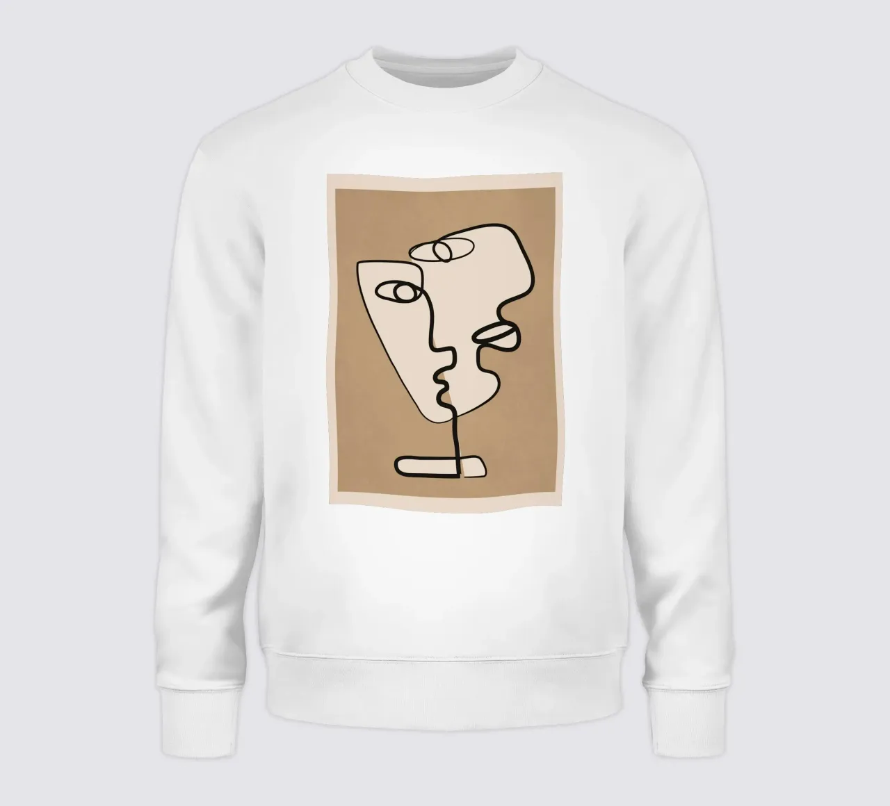 Interwoven Faces 2 felpa da Nadjaa