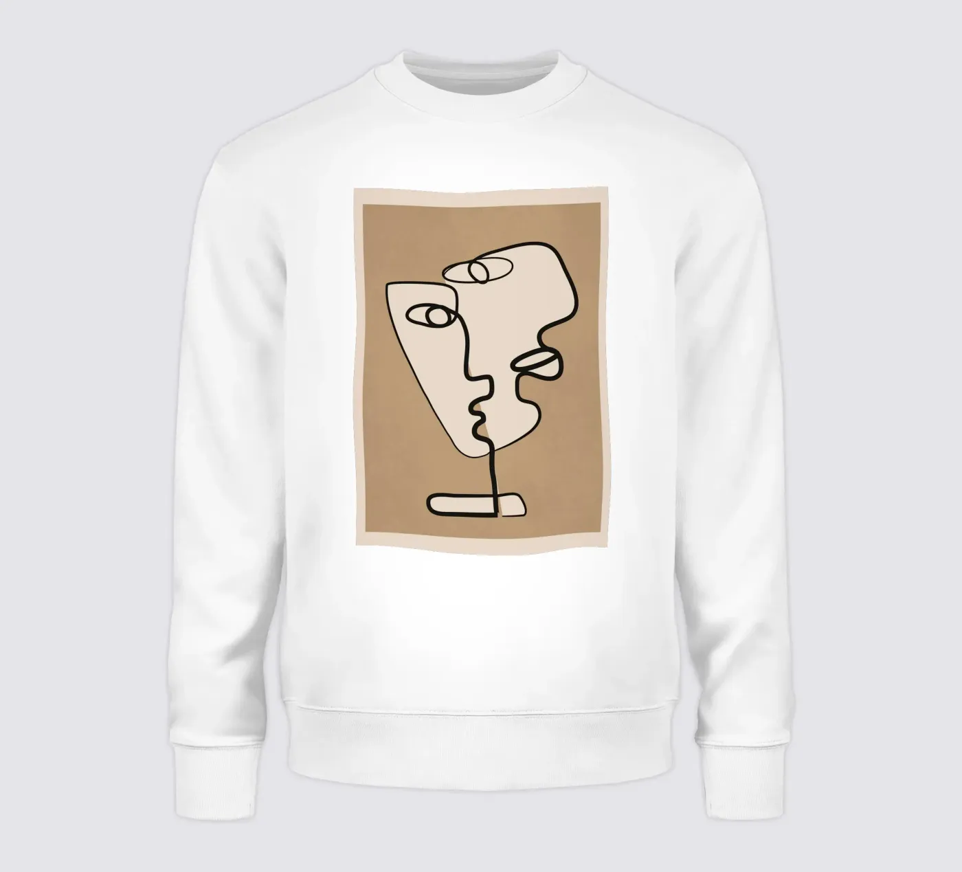 Interwoven Faces 2 felpa da Nadjaa