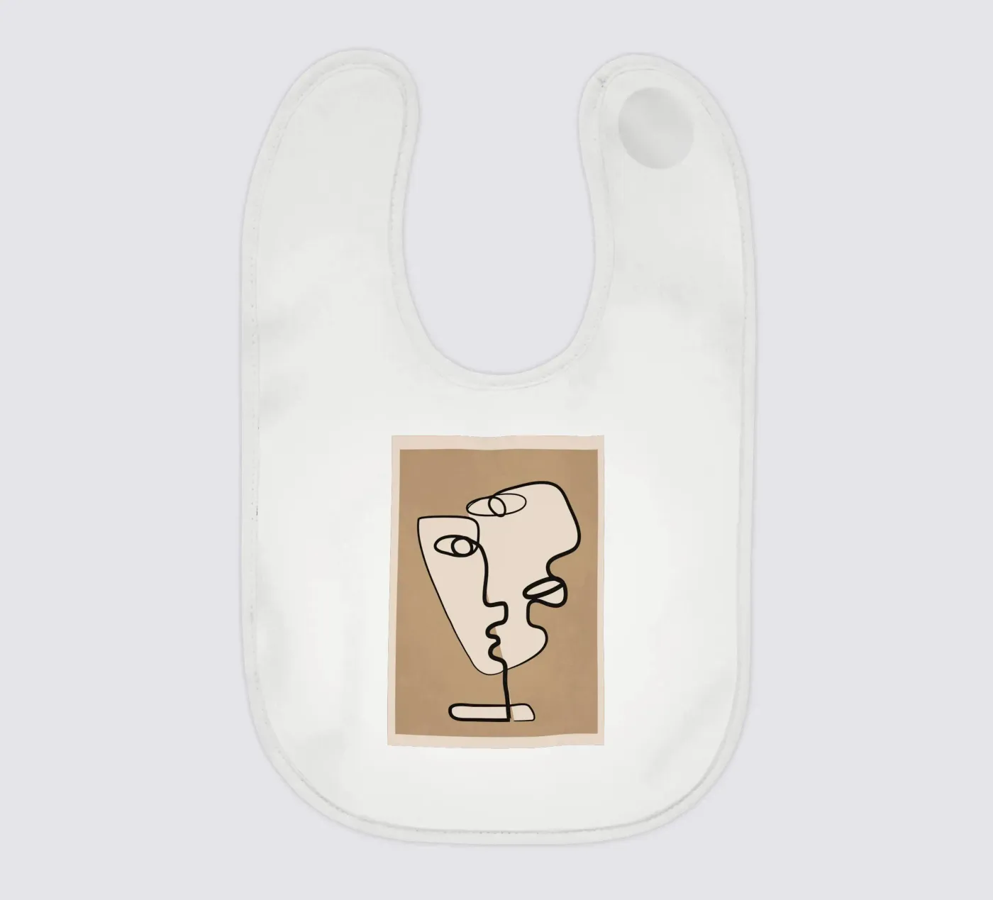 Interwoven Faces 2 bavaglino da Nadjaa