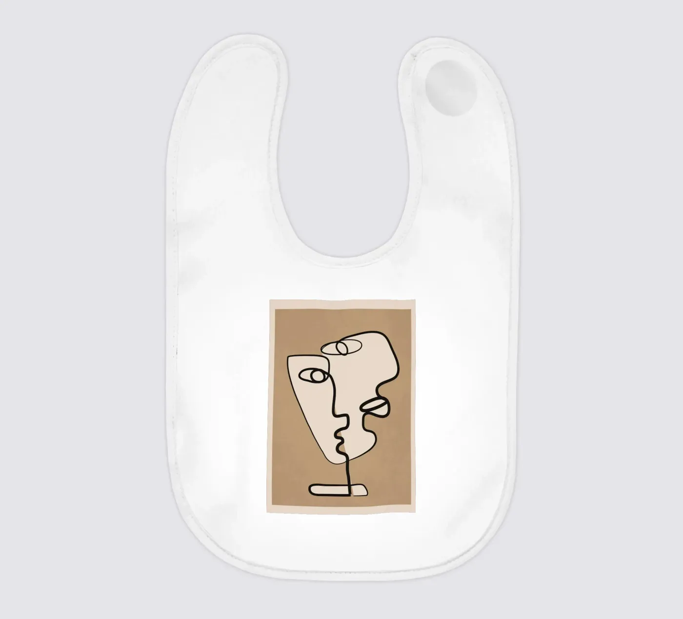 Interwoven Faces 2 bavaglino da Nadjaa