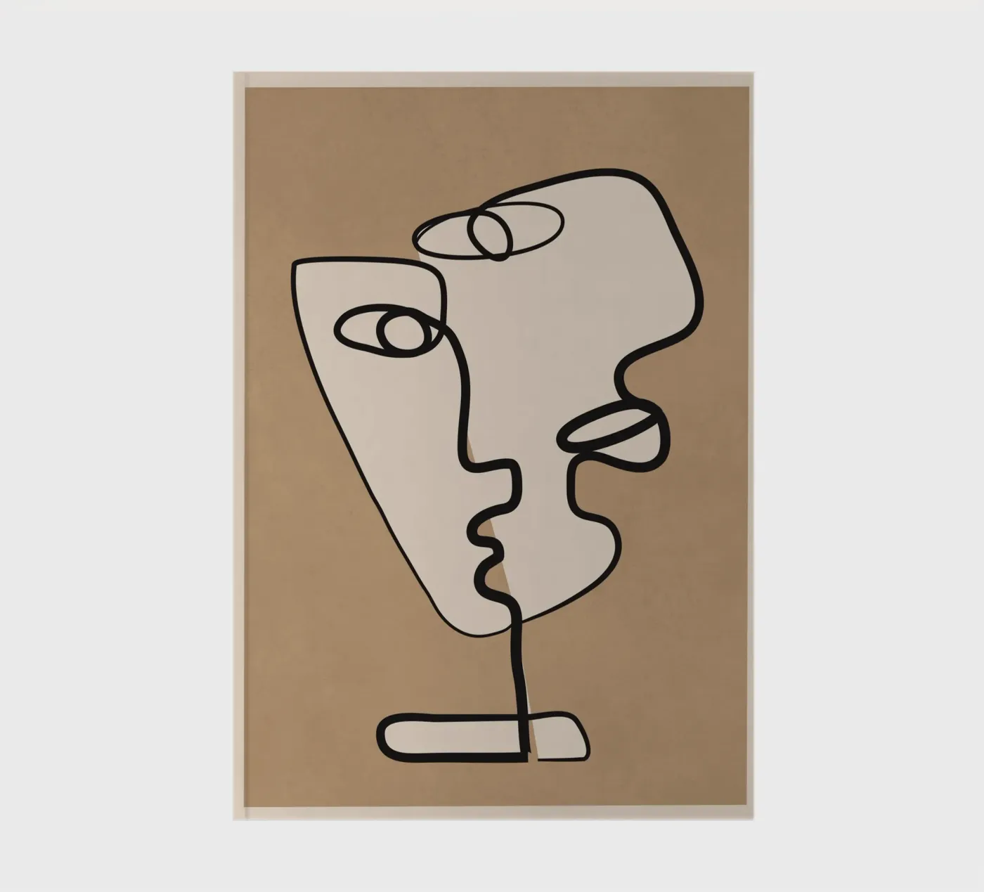 Interwoven Faces 2 notebook by Nadjaa