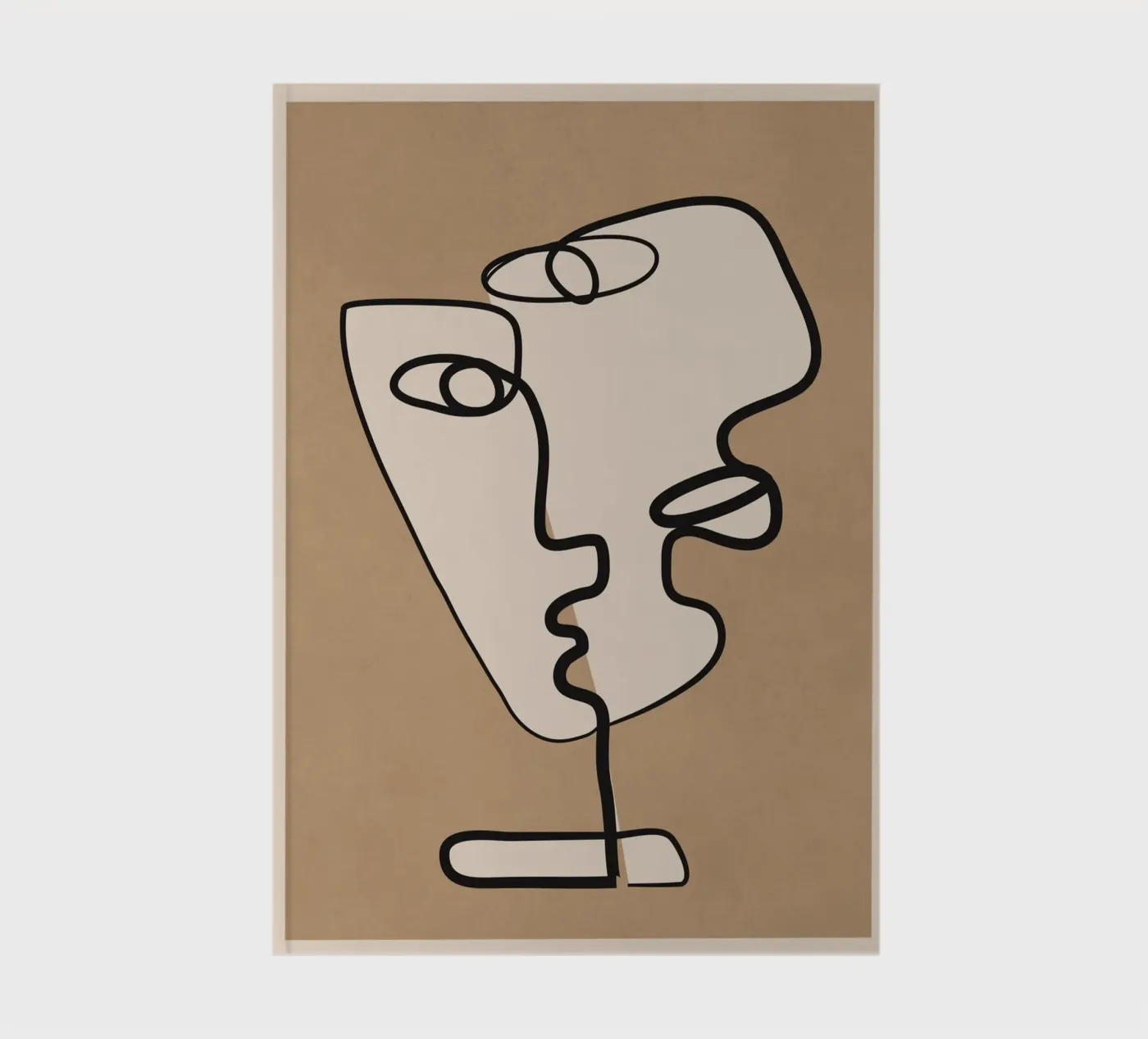 Interwoven Faces 2 notebook by Nadjaa