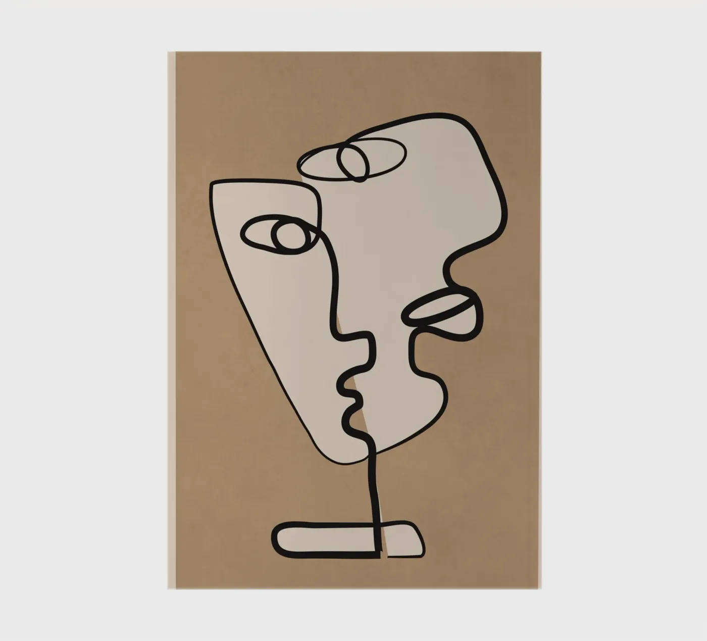 Interwoven Faces 2 notebook by Nadjaa