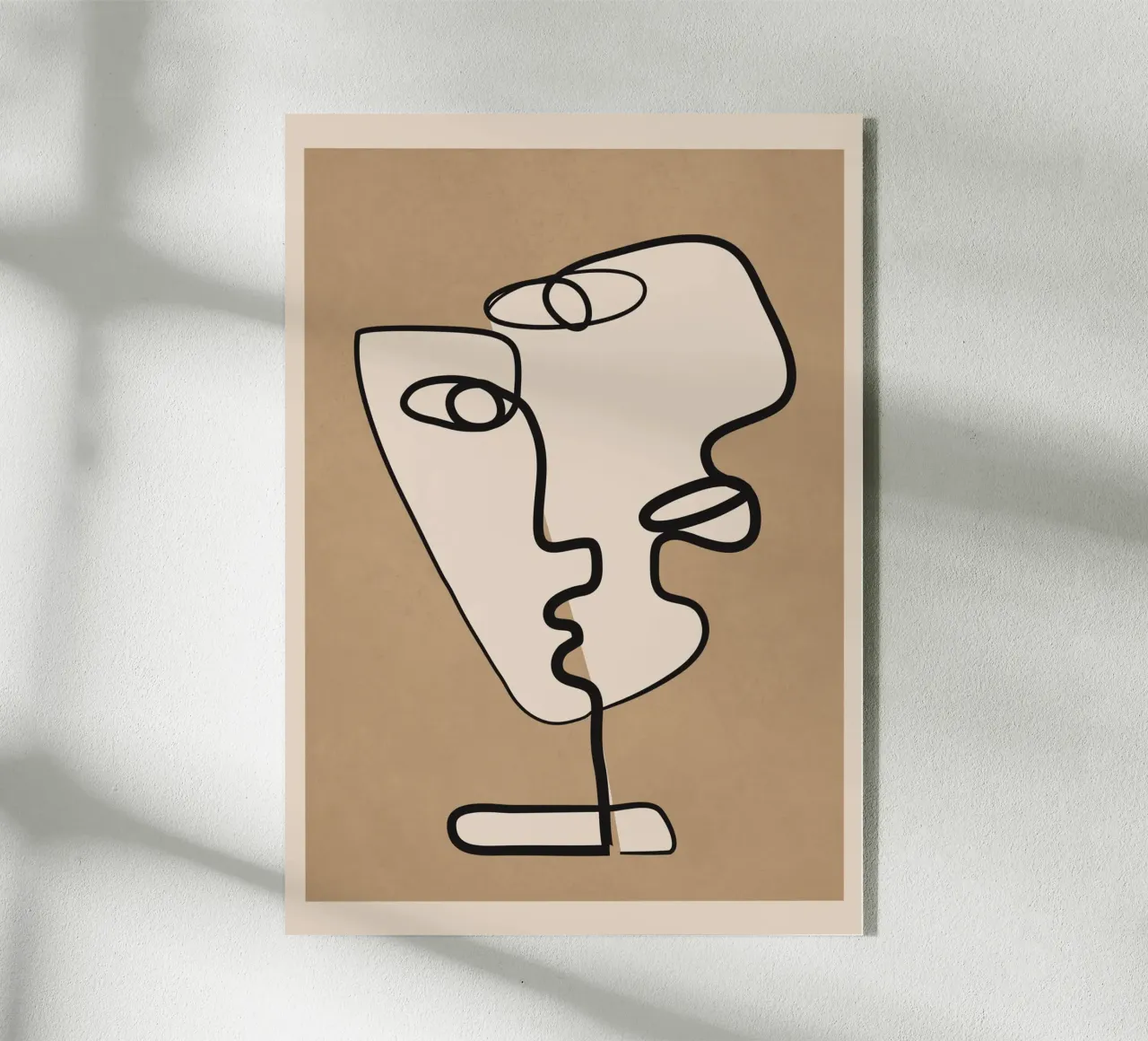 Interwoven Faces 2 plexiglass da Nadjaa