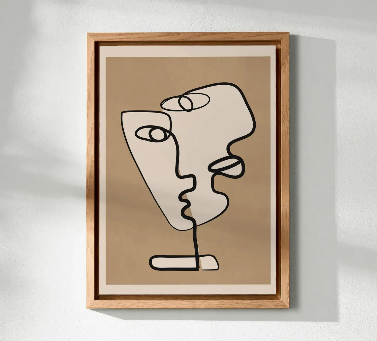 Interwoven Faces 2 Forex-Platte von Nadjaa