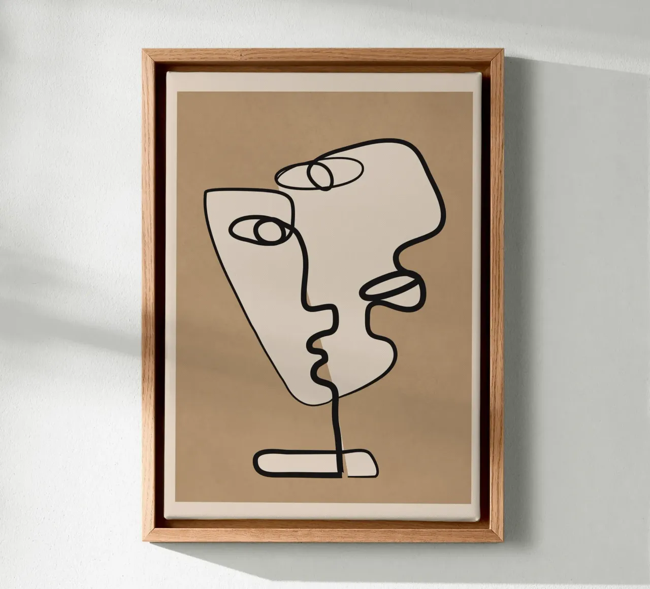 Interwoven Faces 2 tela da Nadjaa