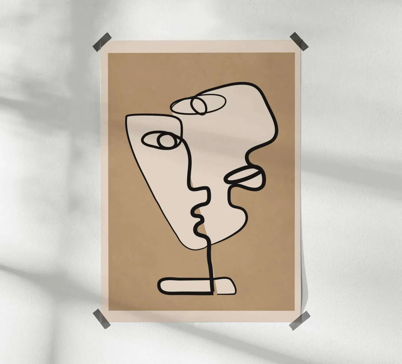 Interwoven Faces 2 poster de Nadjaa