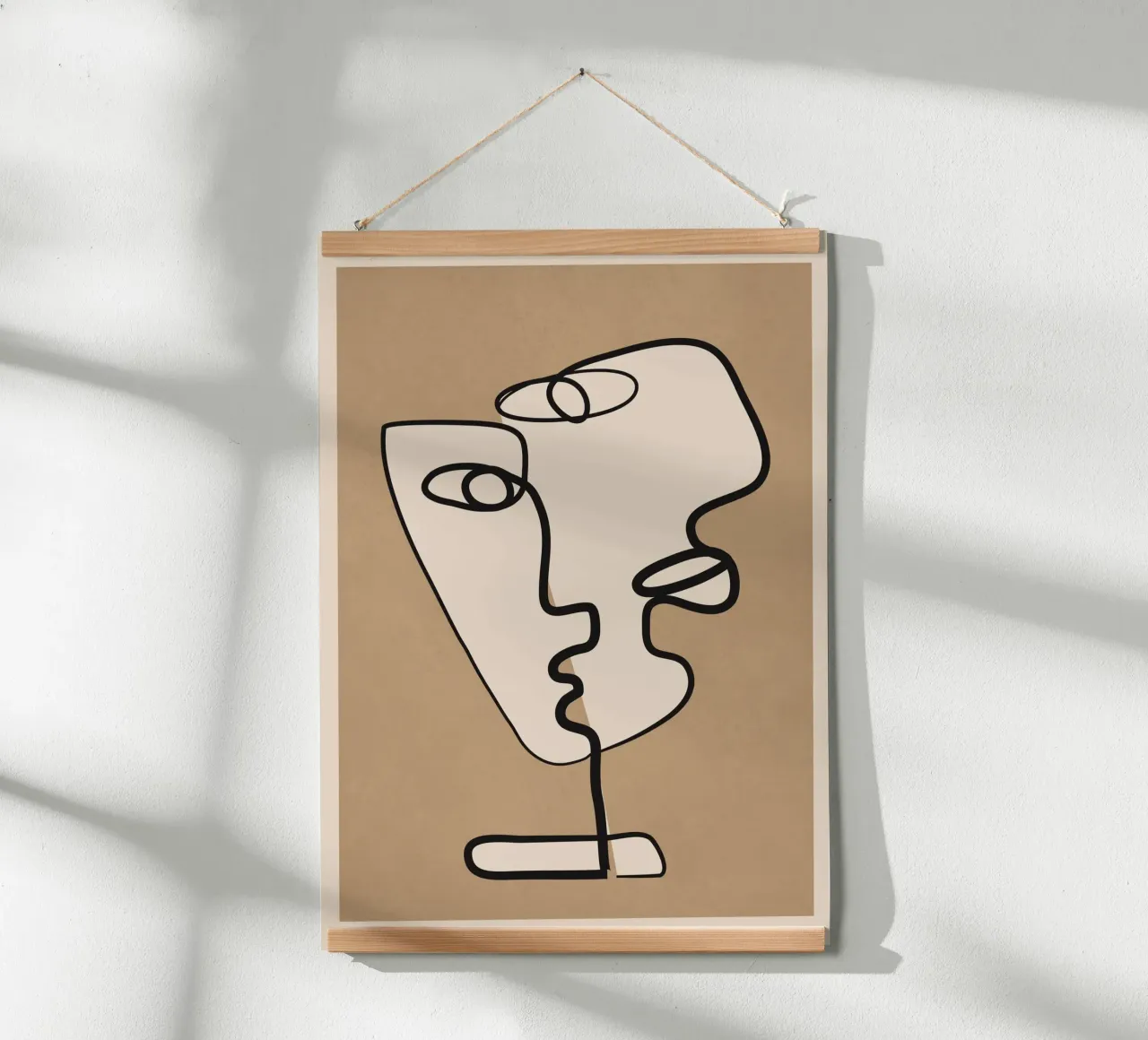 Interwoven Faces 2 poster de Nadjaa