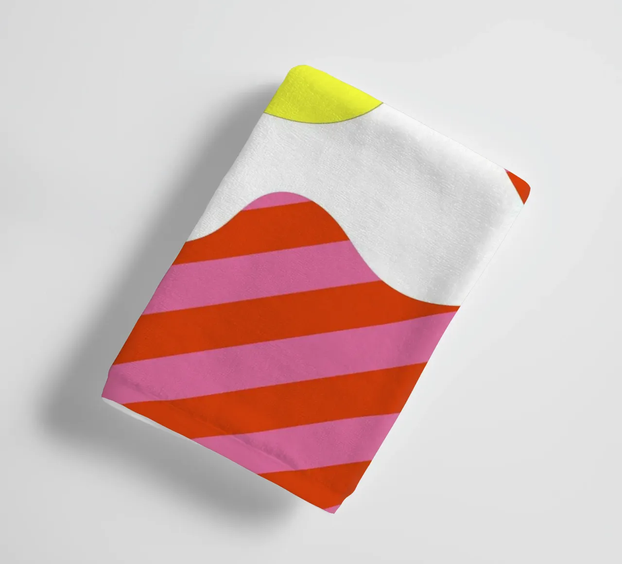 Egg Retro Line Strip asciugamano da bagno da galihstudio