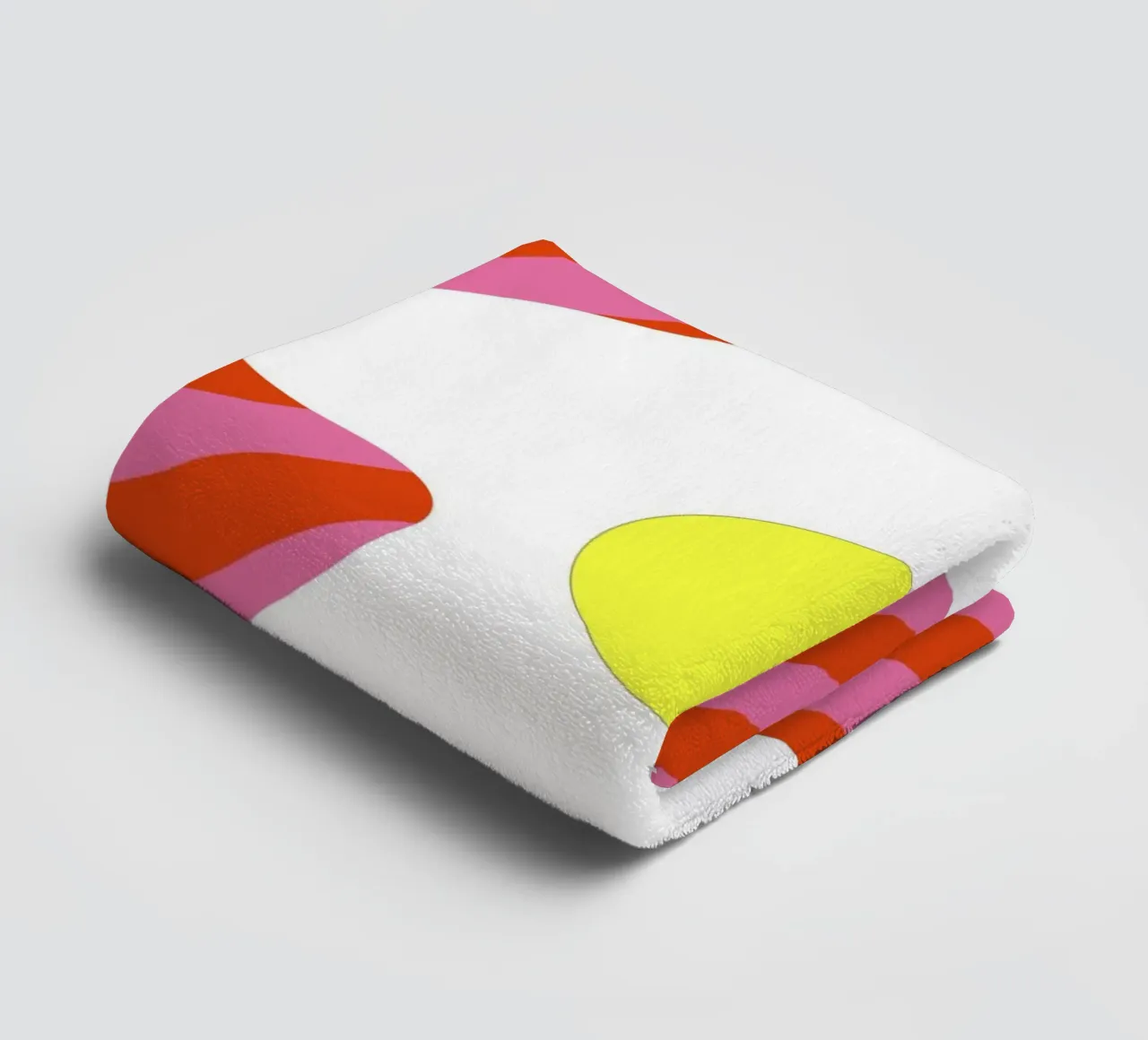 Egg Retro Line Strip asciugamano da bagno da galihstudio