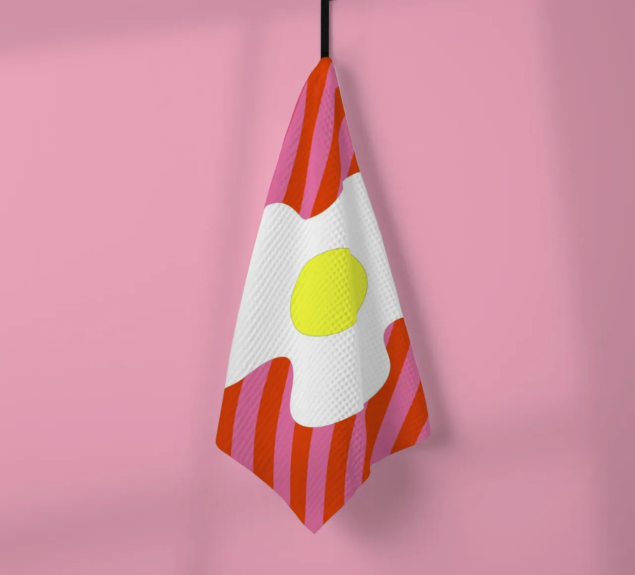 Egg Retro Line Strip canovaccio da cucina da galihstudio