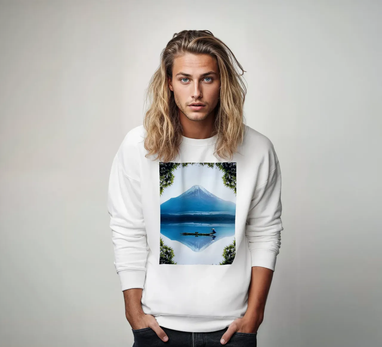 Monte Fuji Giappone felpa da arizrab