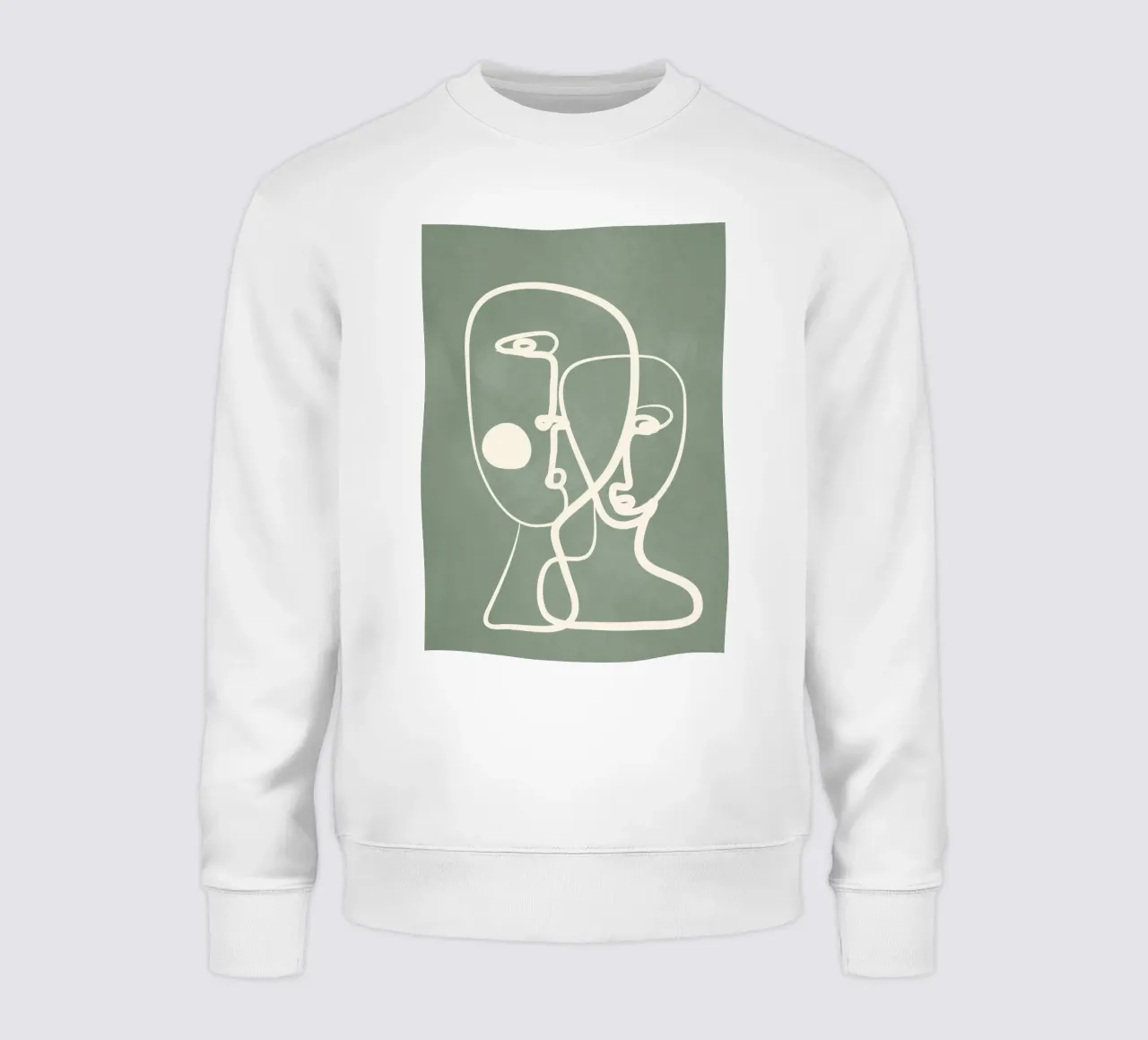 Abstract Pair Portrait 1 sweatshirt by Nadjaa