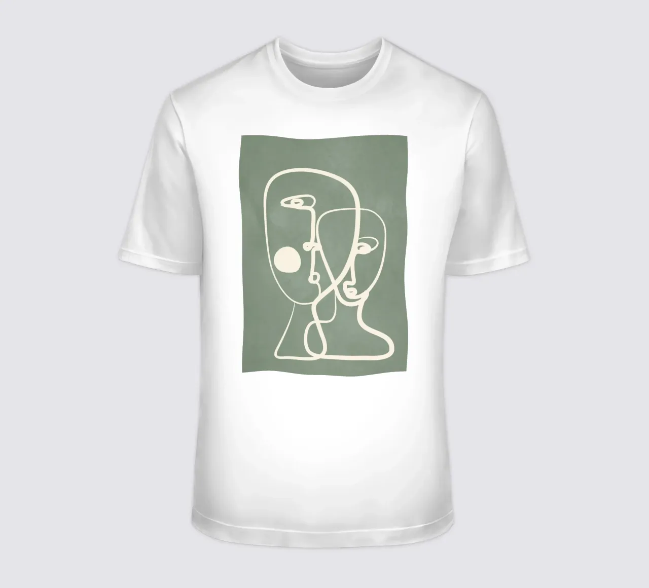 Abstract Pair Portrait 1 t-shirt da Nadjaa