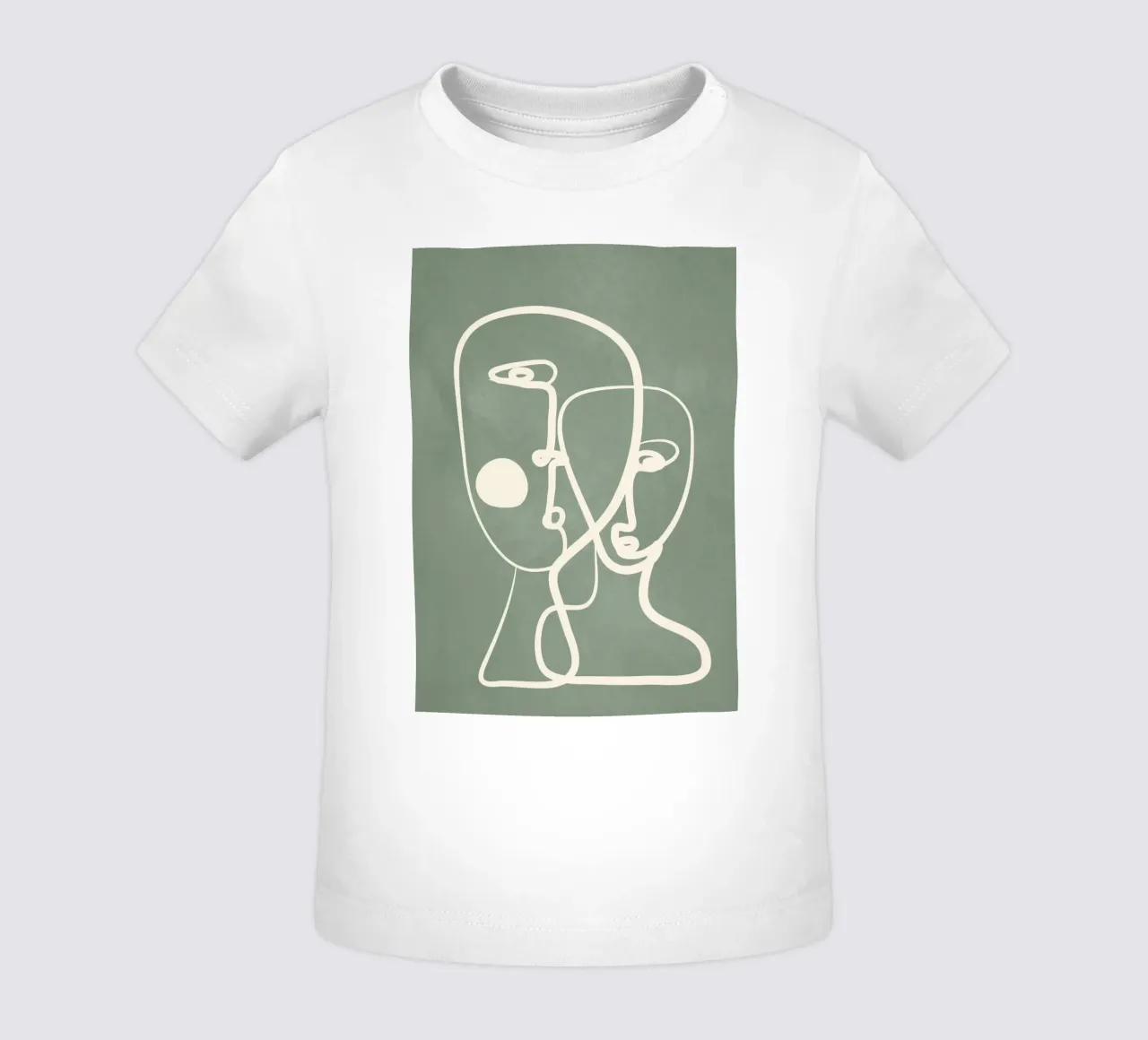 Abstract Pair Portrait 1 maglietta neonato da Nadjaa