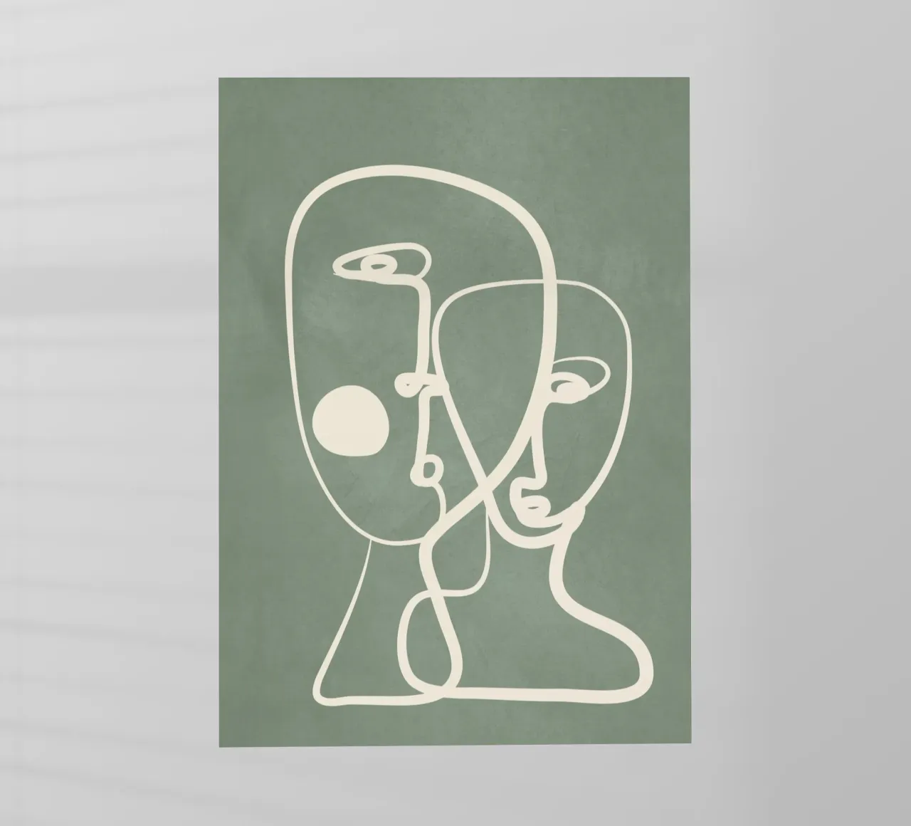 Abstract Pair Portrait 1 pellicola backlit da Nadjaa