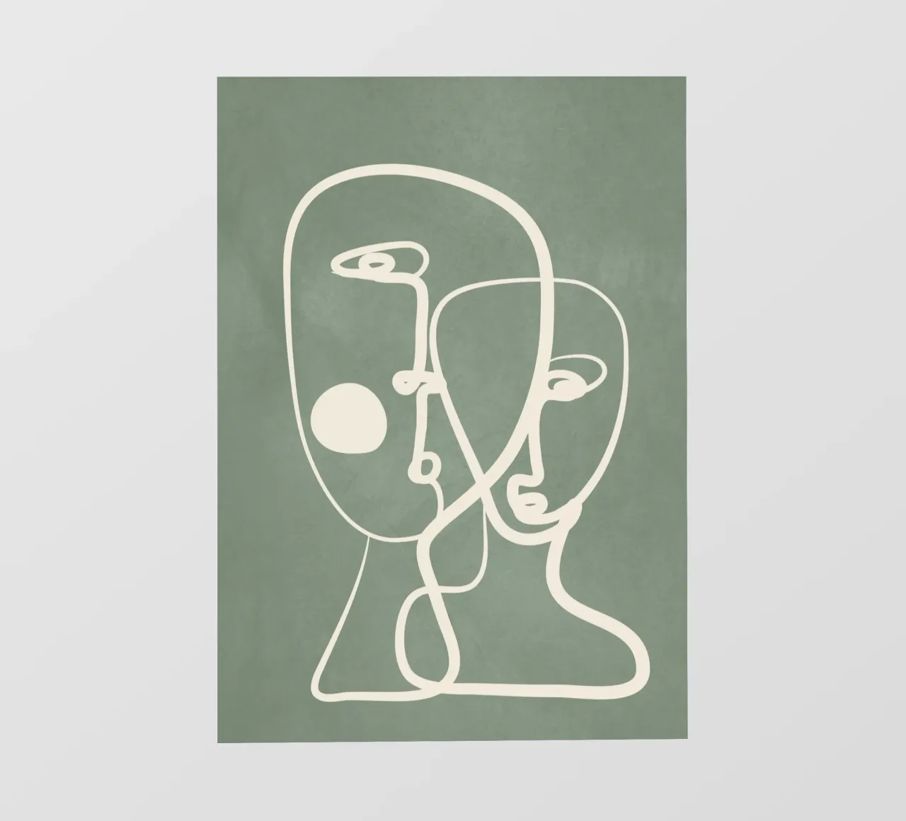 Abstract Pair Portrait 1 pellicola backlit da Nadjaa
