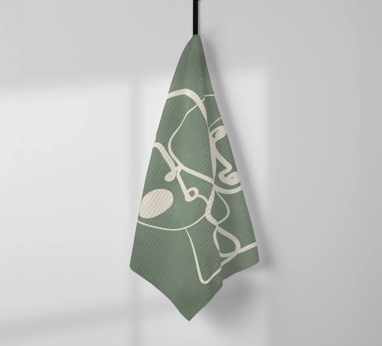 Abstract Pair Portrait 1 canovaccio da cucina da Nadjaa