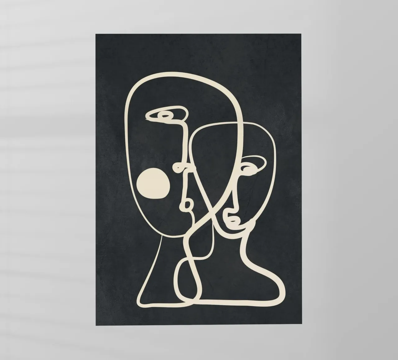 Abstract Pair Portrait 2 pellicola backlit da Nadjaa