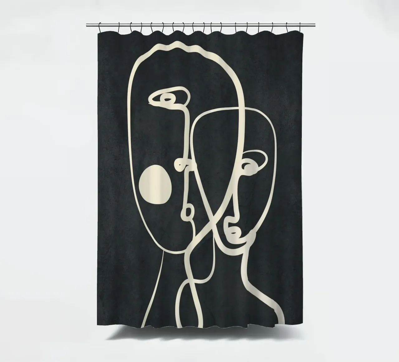 Abstract Pair Portrait 2 tenda da doccia da Nadjaa