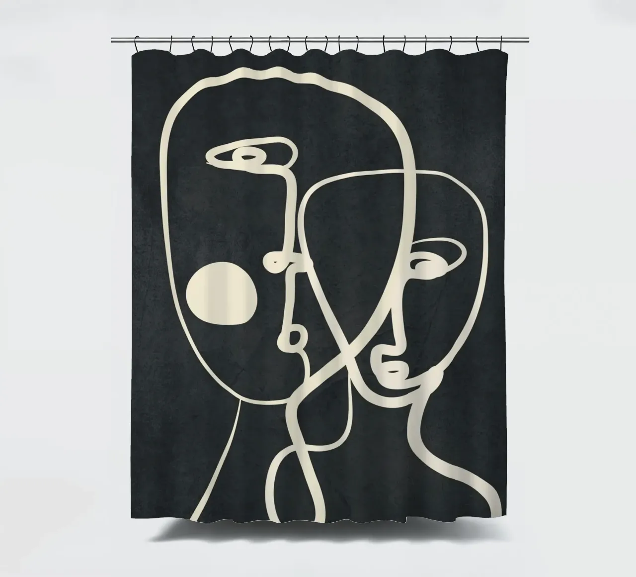 Abstract Pair Portrait 2 tenda da doccia da Nadjaa