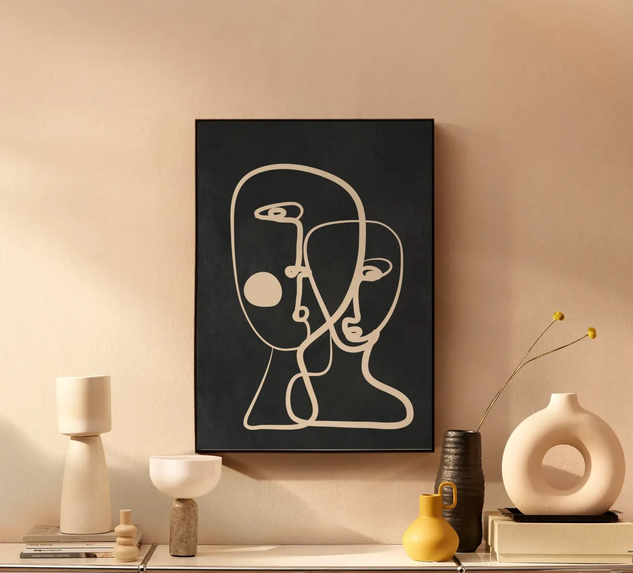 Abstract Pair Portrait 2 pannello forex da Nadjaa