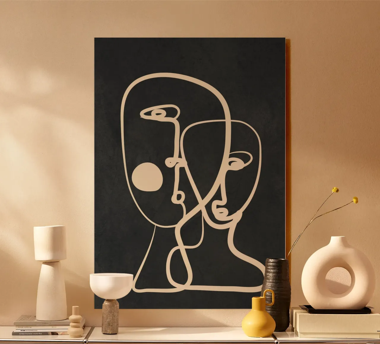 Abstract Pair Portrait 2 pannello forex da Nadjaa