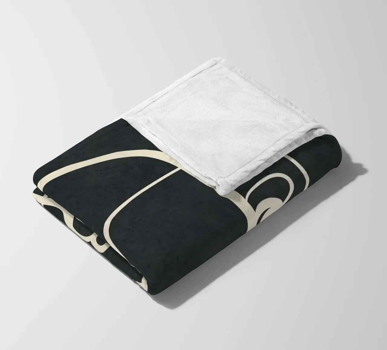 Abstract Pair Portrait 2 coperta in pile da Nadjaa
