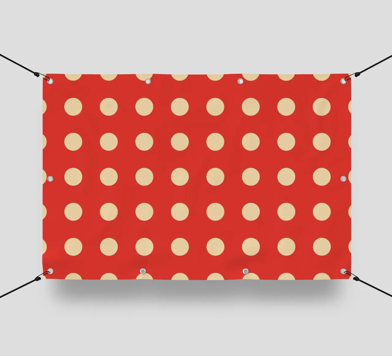 Polkadot rosso telo in pvc da galihstudio
