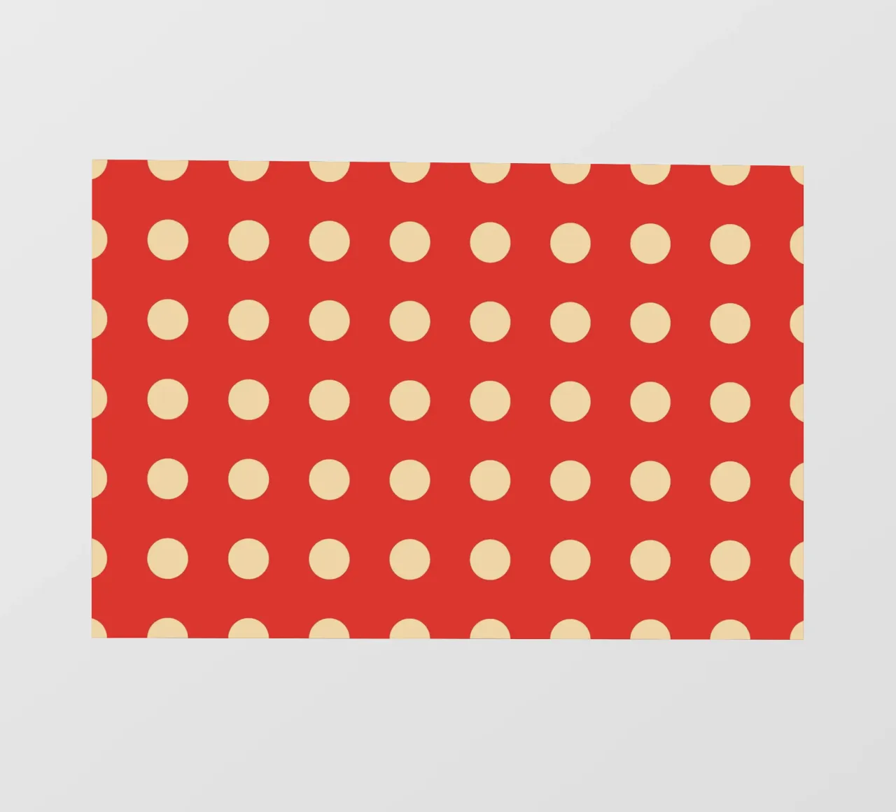 Polkadot rosso telo in pvc da galihstudio