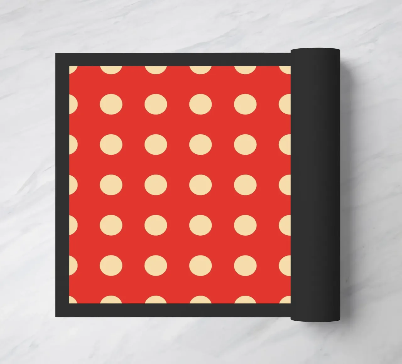 Polkadot rosso zerbino da galihstudio