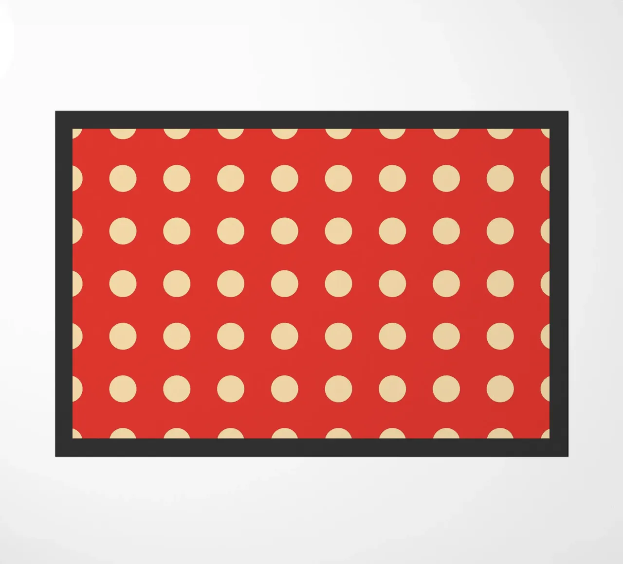 Polkadot rosso zerbino da galihstudio